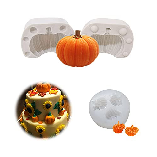 3D Pumpkin Halloween Candy Mold from Wilton #0014 NEW